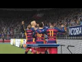 PES 2016 - FC Barcelona vs. Malaga LIGA BBVA