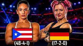 Amanda Serrano vs Cheyenne Hanson Was BRUTAL