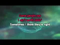 Aaron Lewis - Someone [Karaoke Version]