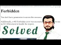 30 Seconds forbidden you don t have permission to access this resource How to Fix It TechPointPk