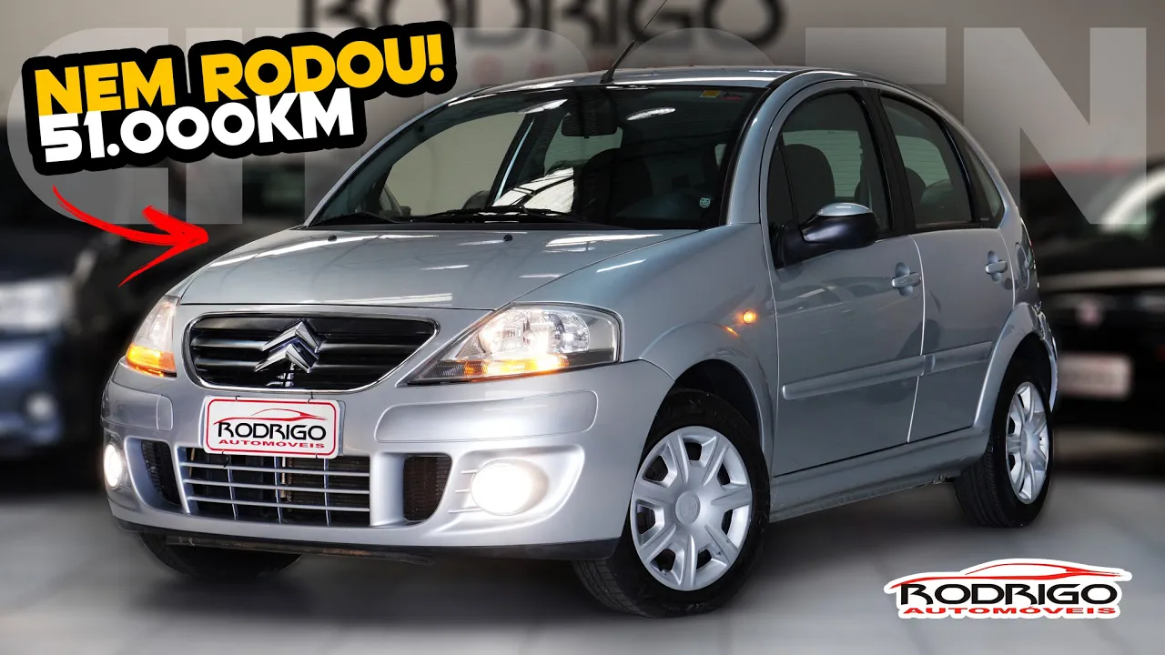 Um CARRO BARATO e SUPER COMPLETO! - Citroën C3 1.6 2009 ainda "SEMINOVO" na Rodrigo Automóveis!