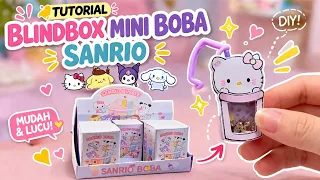 Tutorial DIY Blind Box Mini Boba Sanrio Super Gemes! 🧋✨ @meawcreative #diy #blindbox