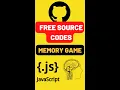 Make Memory Game - Javascript HTML CSS