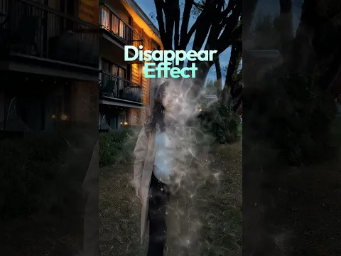 The easiest way to disappear on camera π€«