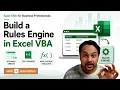 Build a Dynamic Rules Engine in Excel VBA Change the Logic Without Changing the Code