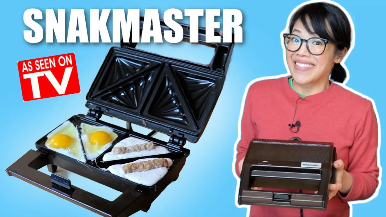 Recreating Infomercial Meals With A Vintage Snakmaster Sandwich Maker