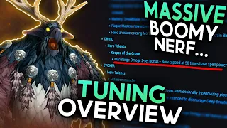 MASSIVE Boomy Nerf Overview of the Recent 11 2 Class Tuning 11 2 PTR