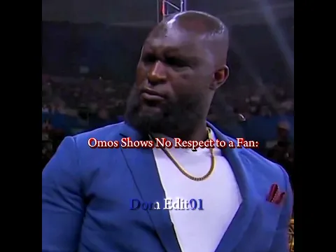Omos Shows No Respect To a Fan😒😔||#wwe #shorts #shortsfeed #wweshorts #viralvideo #viral #ytshorts