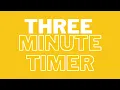 3 Minute Timer Yellow