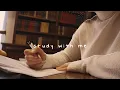 STUDY WITH ME 4hrs pomodoro no music