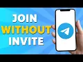 How to Join Telegram Private Channel Without Invite Link 2025