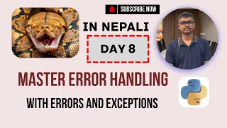 Complete Guide to Error Handling Errors Exceptions Day 8 Beginners Series Level 2
