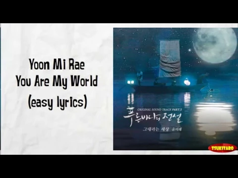 Download MP3 Yoon Mi Rae - You Are My World Lyrics (easy lyrics)