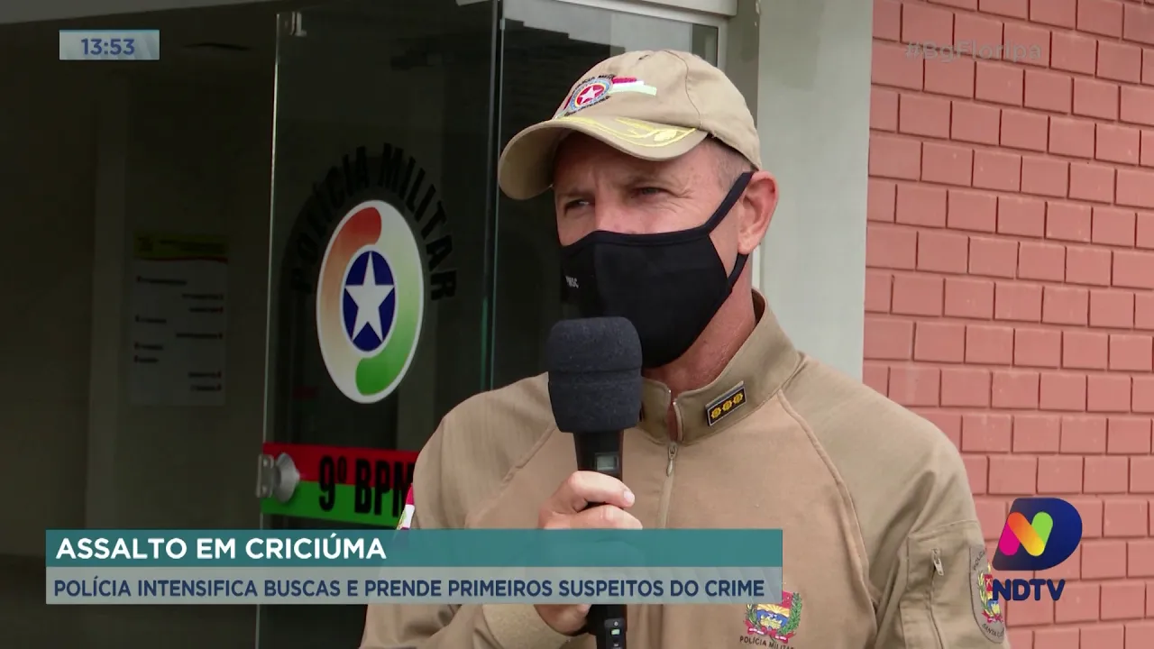 Assalto em Criciúma: polícia intensifica buscas e prende primeiros suspeitos do crime