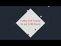 Full Course Python Starter Pack Bangla Tutorial - For Absolute Beginners