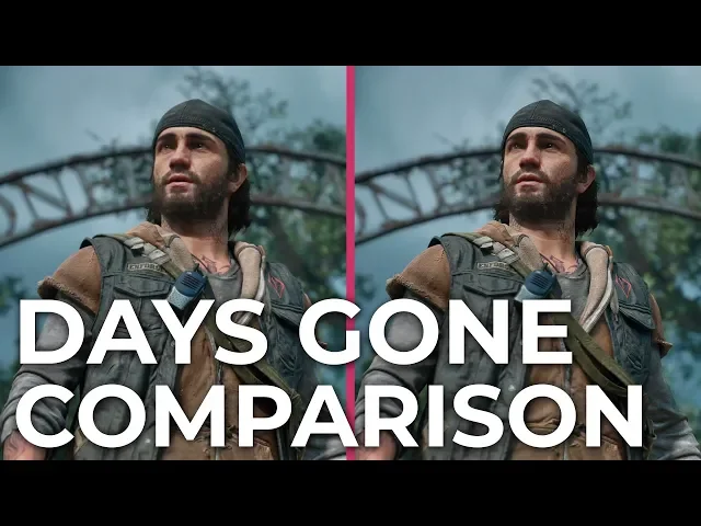 Days Gone – PS4 vs. PS4 Pro Graphics Comparison Frame Rate Test