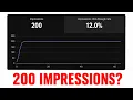 Why Your YouTube s Get Stuck at 200 Impressions