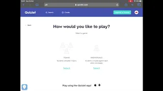 Using Quizlet Live