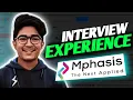 MPHASIS Associate Software Enginner Interview Experience akshayhangaragi in English