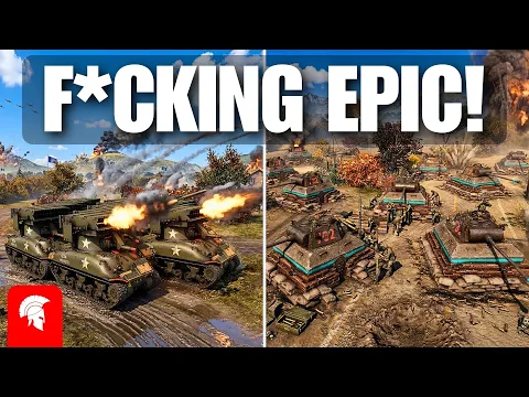 12 x Pantherturm VS 12 x Whizbang (MUST WATCH!!!!!!!!!!!!!) - 4vs4 - Wehrmacht - Company of Heroes 3