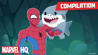 Jeff & His Super Hero Friends 🦈🦸 | All Episodes Compilation | @MarvelHQ