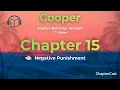 Negative Punishment Explained ABA Chapter 15 Cooper 3rd Edition BCBA RBT Exam Prep
