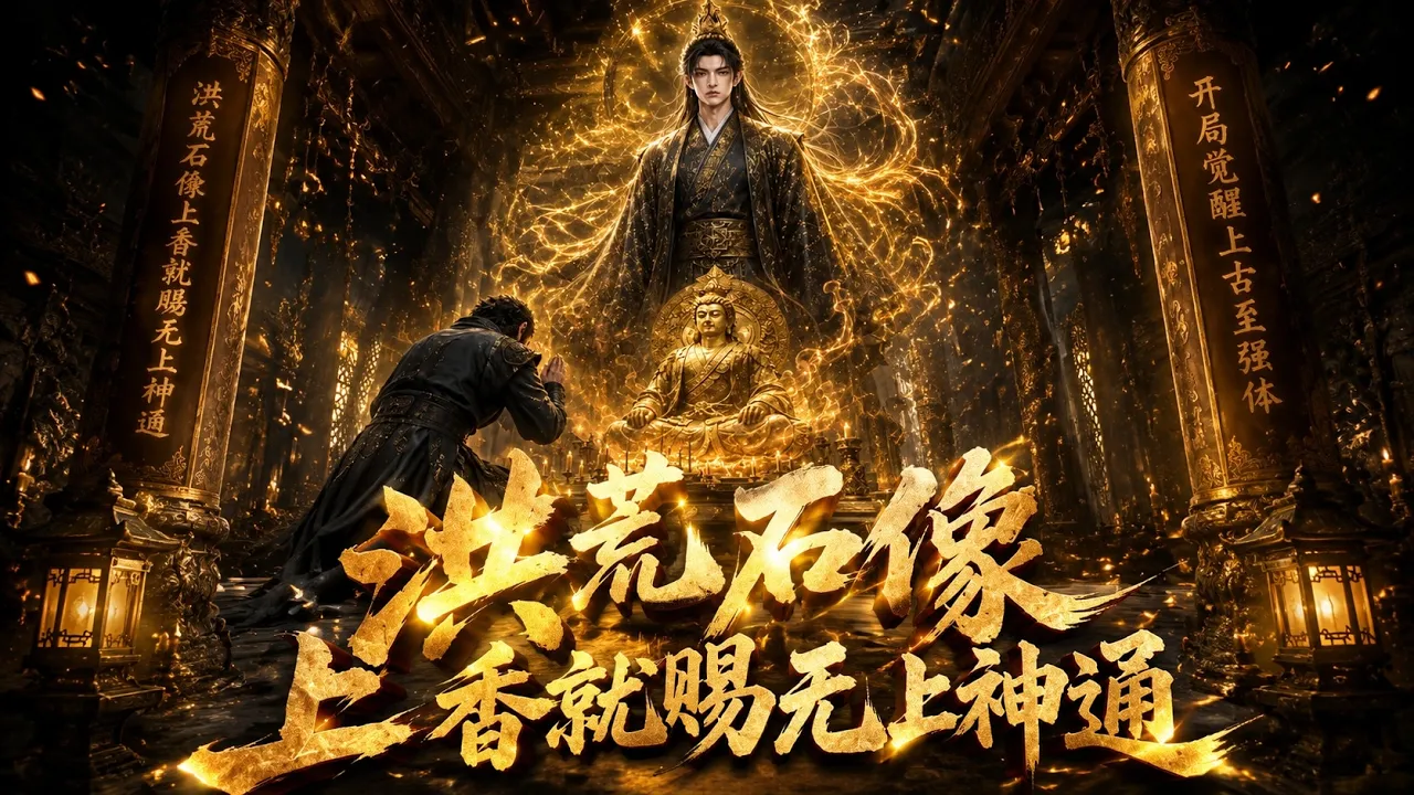 洪荒石像,上香就赐无上神通