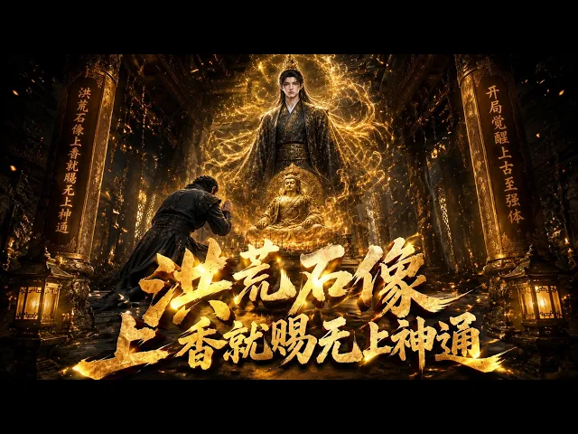 洪荒石像,上香就赐无上神通