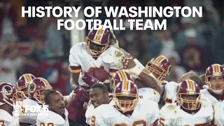 NEW INFO The history of the Washington Football Team
