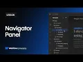 Navigator Panel Webflow UI tutorial
