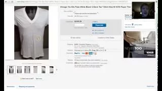 Ebay Sales - Vintage T-Shirts Reebok Stussy Screen Stars