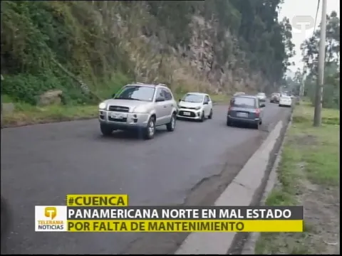 Panamericana Norte en mal estado por falta de mantenimiento