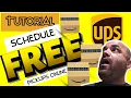 How to Schedule FREE UPS Pick up from Your Smartphone Online or 1-800-PICK-UPS