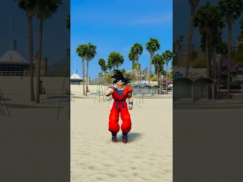 Can Sonic REALLY Beat Goku in a Fight   #shorts #gta5 #sonic #goku #gohan #DBZ