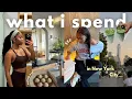 WEKELIJKSE VLOG 💸✨ een *REALISTISCH beeld van wat ik als 22-jarige in een week in NYC uitgeef