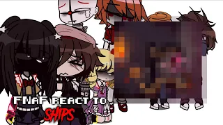 fnaf characters react to their ships gacha club fnaf gacha