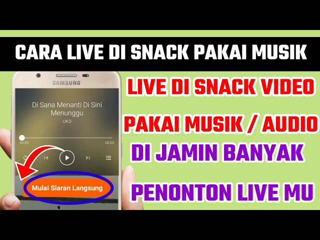 Download MP3 cara live di snack video pakai musik | cara live snack video dengan musik | cara live di snack video