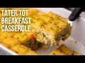 Tater Tot Breakfast Casserole l The Recipe Rebel