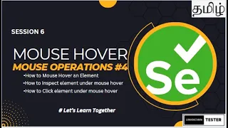 How to Mouse Hover an Element in Selenium Webdriver