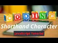 Shorthand Character Classes in JavaScript JavaScript Tutorial