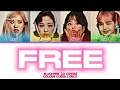 Lagu [AI COVER] BLACKPINK - FREE | Colour Coded Lyrics 