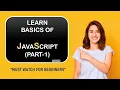 Learn JavaScript Part-1 For Beginners PraRoz Tutorial