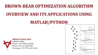 BROWN BEAR OPTIMIZATION ALGORITHM OVERVIEW AND ITS APPLICATIONS USING MATLAB-PYTHON