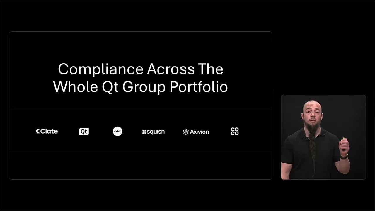 QtWS26: Managing Cybersecurity in a Regulated World