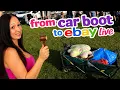 Buying from the car boot to sell on ebay live Success or failure