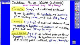Chapter 2 Section 3 Related Conditional Statements