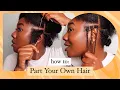 How To Part Your OWN HAIR detailed small size Lolade Fashola