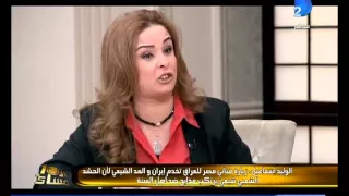 برنامج العاشرة مساء اشتباك بالالسنة بين وليد اسماعيل وحنان شوقى لاتهامها بالتشيع 