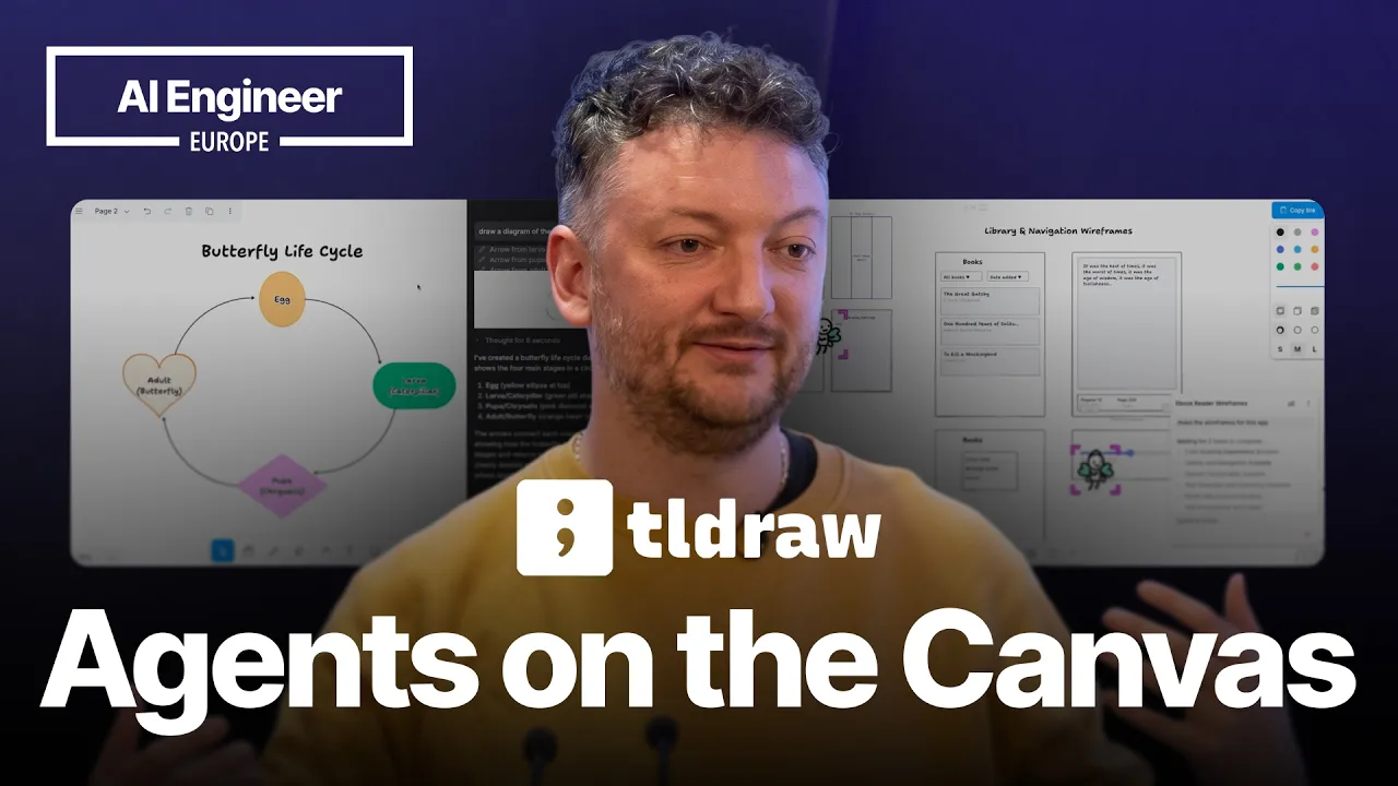 Agents on the Canvas in tldraw — Steve Ruiz, tldraw: video thumbnail