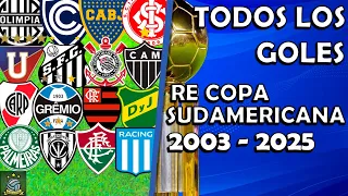 Todos los Goles de la Recopa Sudamericana 2003-2025